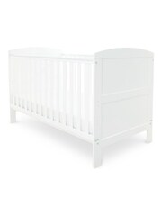 Ickle Bubba White Coleby Classic Cot Bed and All Seasons Premium Poc Mattress - Image 2 of 6