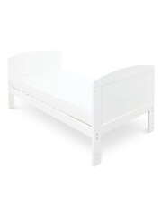 Ickle Bubba White Coleby Classic Cot Bed and All Seasons Premium Poc Mattress - Image 4 of 6