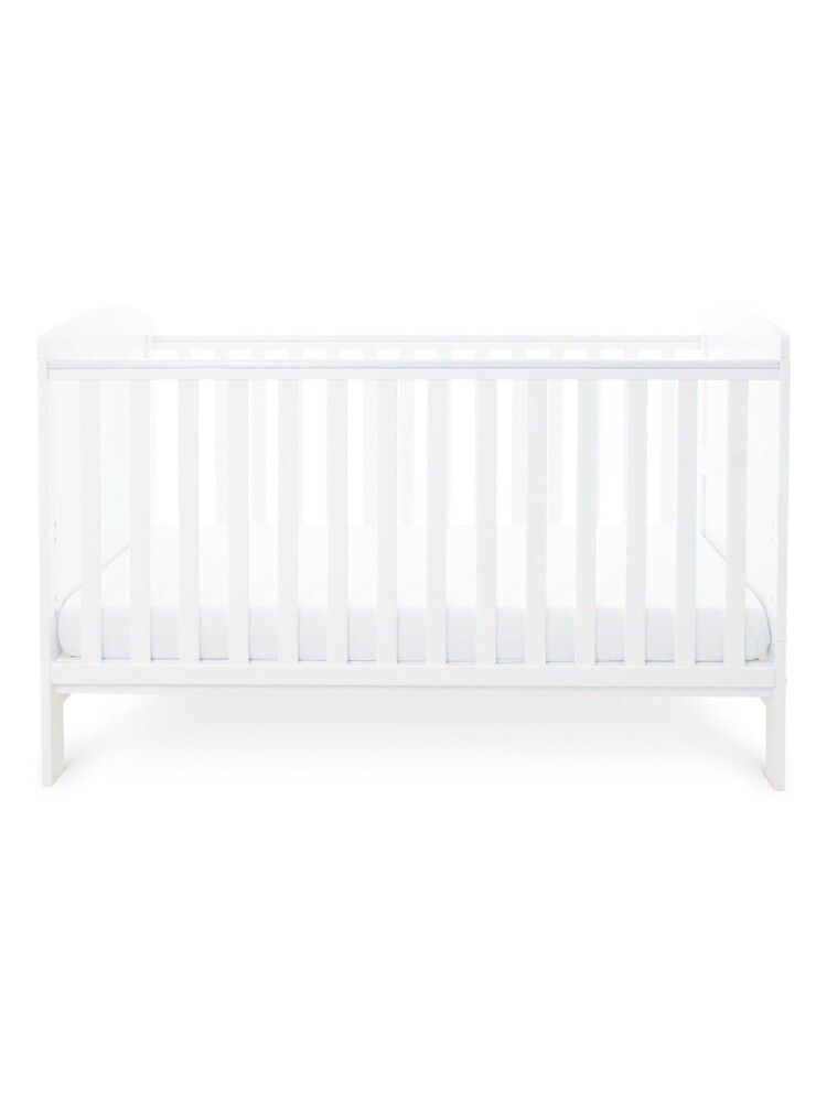 Ickle Bubba White Coleby Classic Cot Bed and All Seasons Premium Poc Mattress - Image 6 of 6