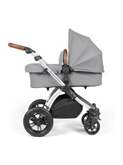 Ickle Bubba 12 Piece Pearl Grey Stomp Luxe Travel System with iSize Cirrus Car Seat - Image 2 of 5