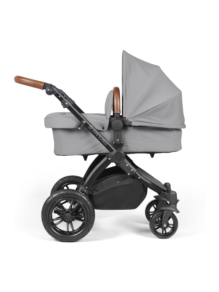 Ickle Bubba 12 Piece Pearl Grey Stomp Luxe Travel System with iSize Cirrus Car Seat - Image 2 of 5