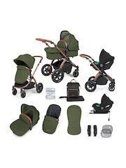 Ickle Bubba 12 Piece Woodland Stomp Luxe Travel System with iSize Cirrus Car Seat - Image 2 of 6