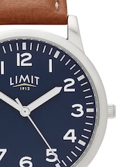 Limit 34mm Mens Round Gold Analogue Watch With Strap - Image 2 of 5