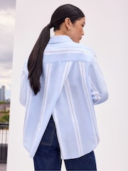 Ro&Zo Blue Bold Stripe Shirt - Image 2 of 3