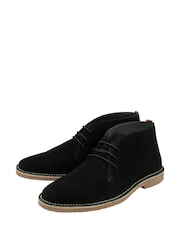Schwarz - Frank Wright Suede Desert Boots - Bild 2 von 4