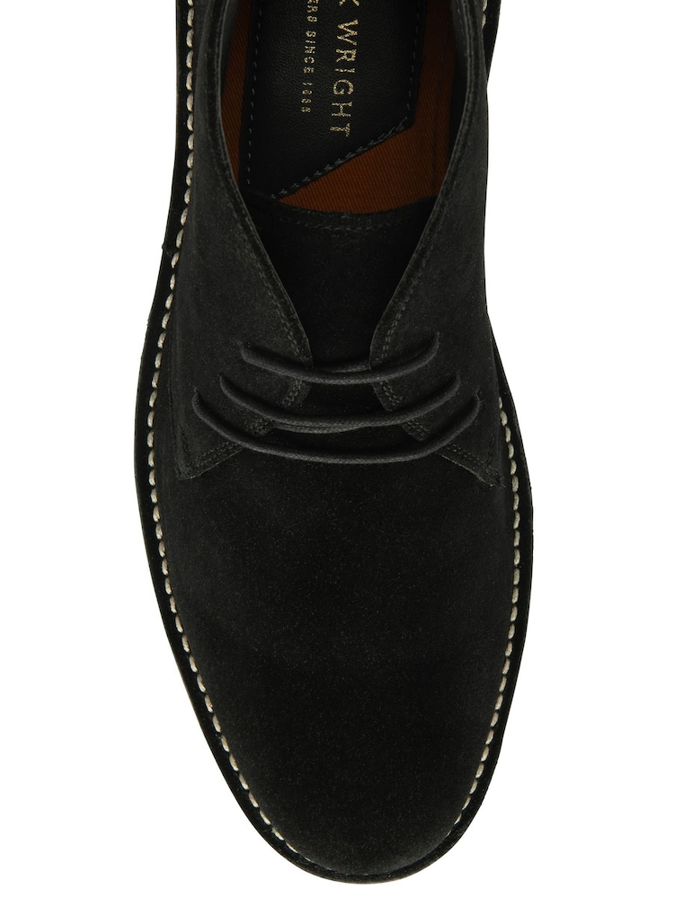 Schwarz - Frank Wright Suede Desert Boots - Bild 4 von 4