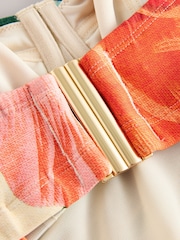 Красный с тропическим принтом - FK моделии на косточках - Изображение 3 4