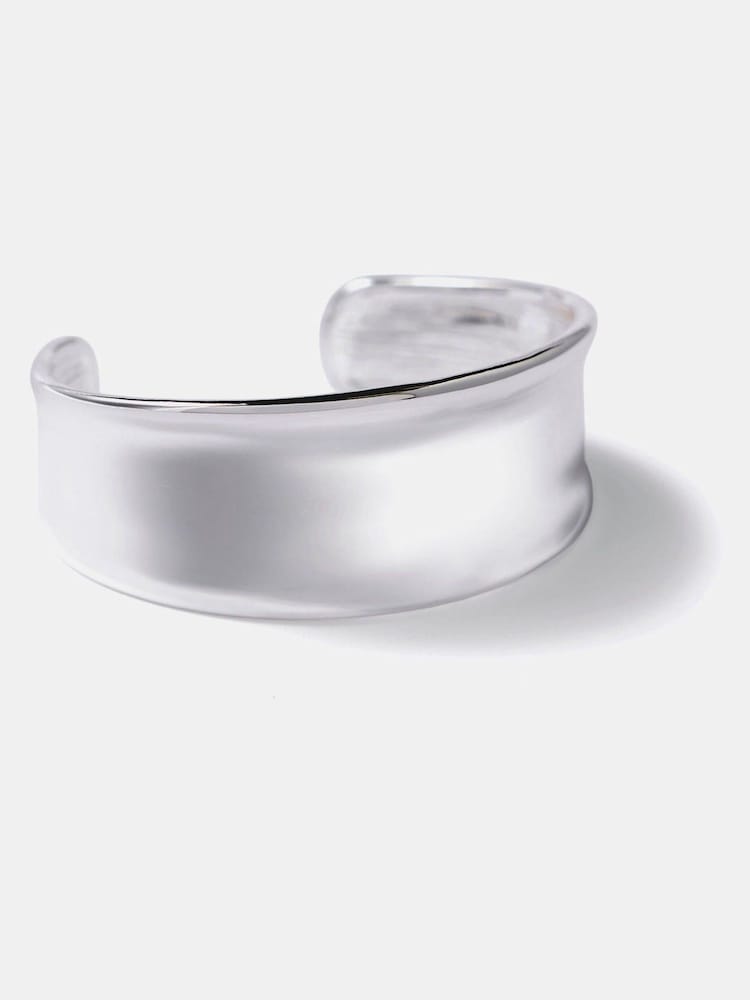 Mint Velvet Silver Tone Cuff Bracelet - Image 2 of 3