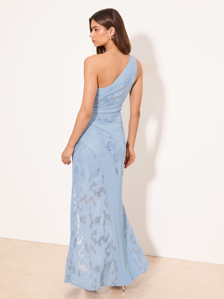 Lipsy One Shoulder Lace Detail Maxi Dress - Bild 4 von 4 Lipsy One Shoulder Lace Detail Maxi Dress - Bild 4 von 4