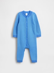 Gap Blue Footless Knitted One-Piece (0-24mths) - Image 1 of 3