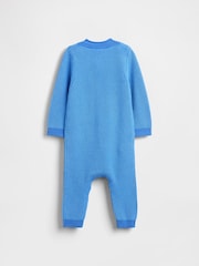 Gap Blue Footless Knitted One-Piece (0-24mths) - Image 2 of 3