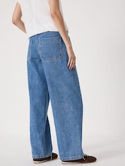 Hush Light Blue Saskia Textured Straight Leg Jeans - Image 4 of 7