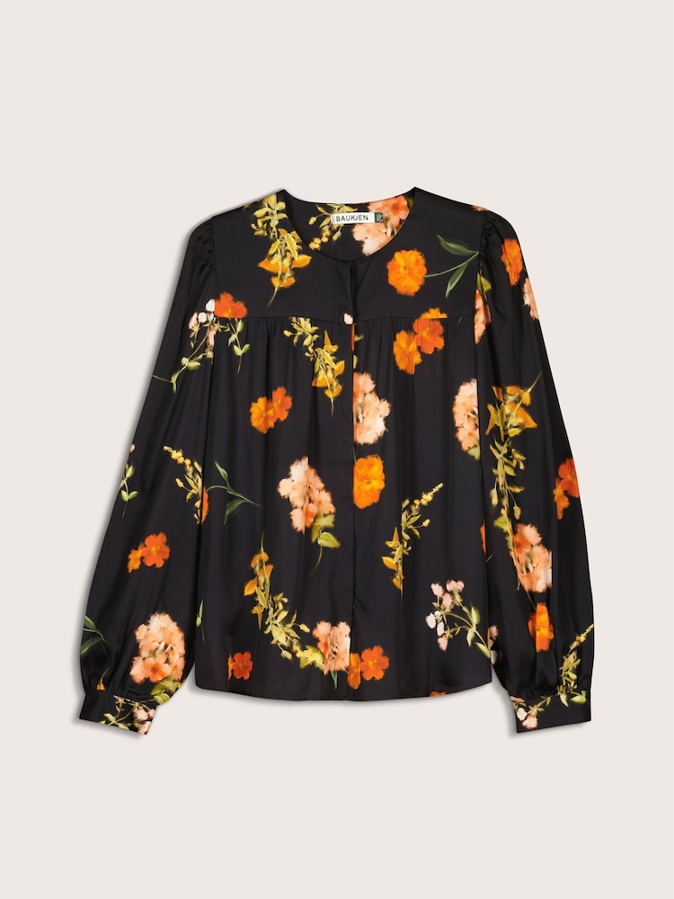 Baukjen Micah Printed Black Blouse - Image 5 of 5 Baukjen Micah Printed Black Blouse - Image 5 of 5