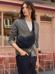 Baukjen Grey Celine V-Neck Wool Blend Cardigan - Image 3 of 5