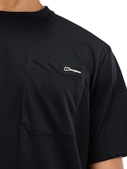 Berghaus Black Mens Relaxed Short Sleeve Tech T-Shirt - Image 5 of 9