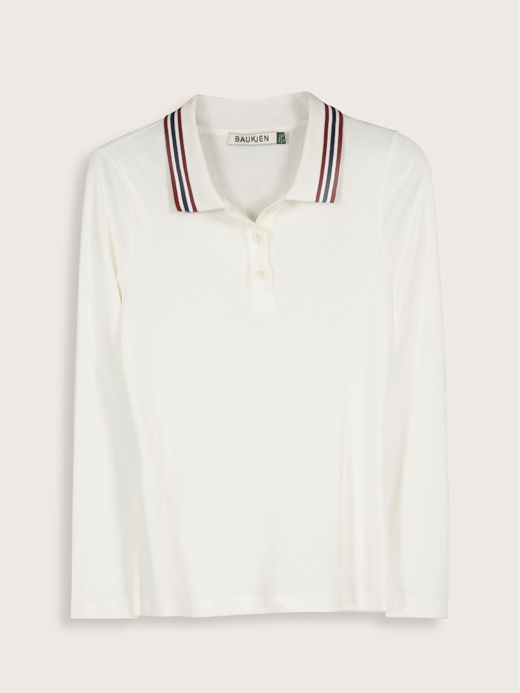 Baukjen Cream Cameron Cotton Stripe Collar Top - Image 5 of 5 Baukjen Cream Cameron Cotton Stripe Collar Top - Image 5 of 5
