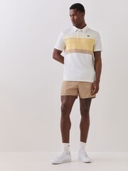 Lacoste White Regular Fit Ultra-Dry UPF50 Jersey Golf Polo Shirt - Image 2 of 5