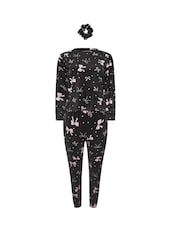 PixieGirl Petite Black Baby Fleece Pyjamas Set - Image 5 of 5