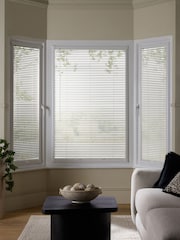 White Porcelain Made To Measure Perfect Fit 25mm Aluminium Venetian Blinds - Image 2 of 6