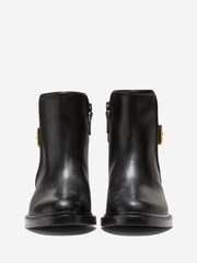 Cole Haan Silvana Buckle Black Booties - Image 2 of 6