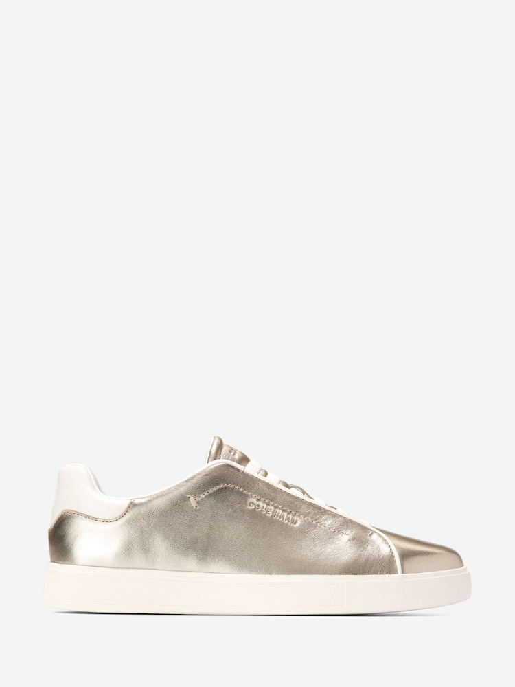 Cole Haan Gold GrandPrø Luxe Slip On Trainers - Image 1 of 6