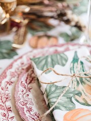 Avalon Home Green Fallen Gourds Napkin Pair - Image 6 of 6