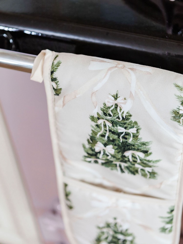 Avalon Home Forest of Cream Oven Gloves - Imagem 2 de 5