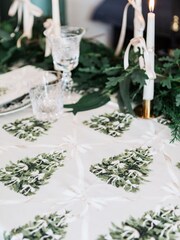 Avalon Home Cream Forest Tablecloth - Image 2 of 6