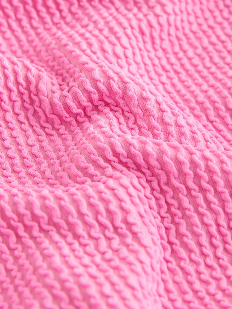 Pink Plunge Shaping Tummy Control Swimsuit - Image 2 of 4