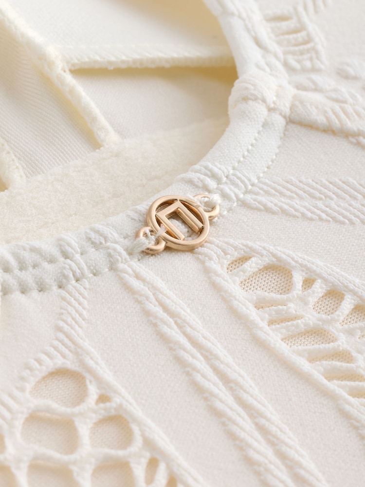 Krembroderi - Ruched Side Formende for mageregionen Badedrakt - Bilde 8 av 8