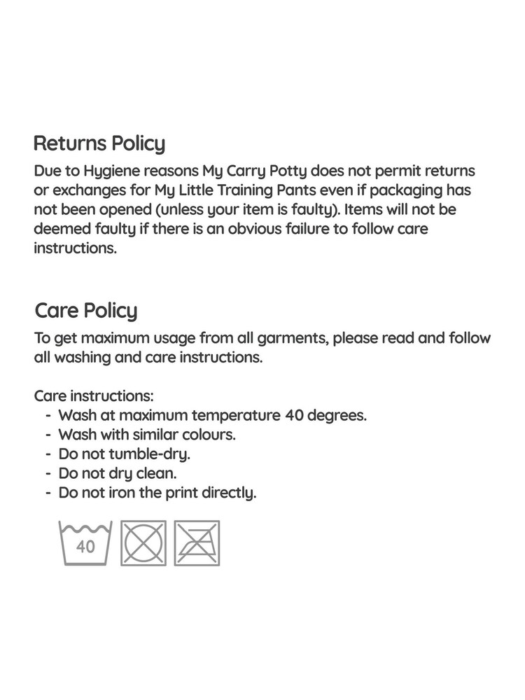 My Carry Potty Natural Beige My Little Training Joggers - Image 5 of 5