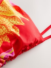 Kew Gardens Tropical Print Ruched Tummy Control Square Neck Swimsuit - Image 9 of 9