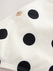 白色/黑色波点 - 高腿比基尼泳裤 - 图片13 / 13