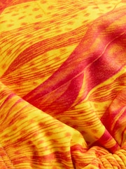 White/Red Floral Kew Collection Hardware Triangle Bikini Top - Image 8 of 8