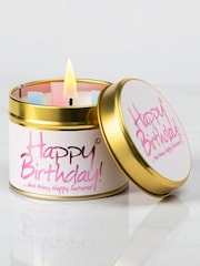 Lily-Flame Happy Birthday Scented Tin Candle - Image 1 of 3