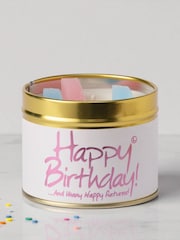 Lily-Flame Happy Birthday Scented Tin Candle - Image 2 of 3