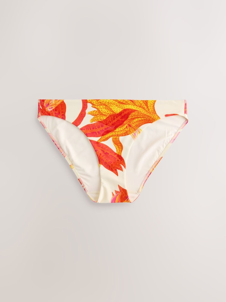 Kew Gardens Tropical Print High Leg Bikini Bottoms - Image 1 of 3