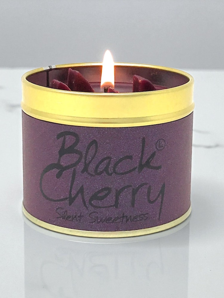 Lily-Flame Black Cherry Scented Candle Tin - Image 2 of 3 Lily-Flame Black Cherry Scented Candle Tin - Image 2 of 3