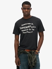 Superdry Grey Copper Label Relaxed T-Shirt - Image 1 of 8