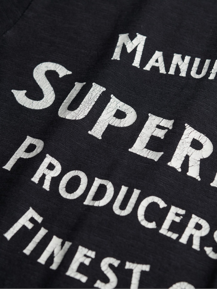 Superdry Grey Copper Label Relaxed T-Shirt - Image 8 of 8