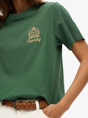 Superdry Grey Country Club Boxy Loose T-Shirt - Image 5 of 7