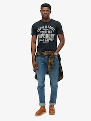 Superdry Blue Copper Label Relaxed T-Shirt - Image 3 of 7
