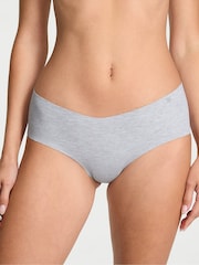 Victoria's Secret Medium Heather Grey Cheeky Cotton Knickers - Image 1 of 2