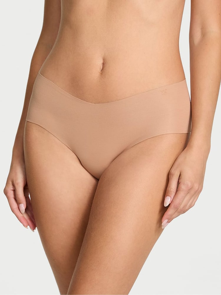 Victoria's Secret Praline Nude Cheeky Cotton Knickers - Image 1 of 2
