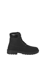 JACK & JONES Black Lace Up Boots - Image 1 of 7