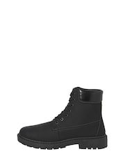 JACK & JONES Black Lace Up Boots - Image 2 of 7