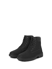 JACK & JONES Black Lace Up Boots - Image 3 of 7
