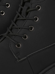 JACK & JONES Black Lace Up Boots - Image 7 of 7