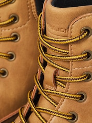 JACK & JONES Yellow Lace Up Boots - Image 7 of 7
