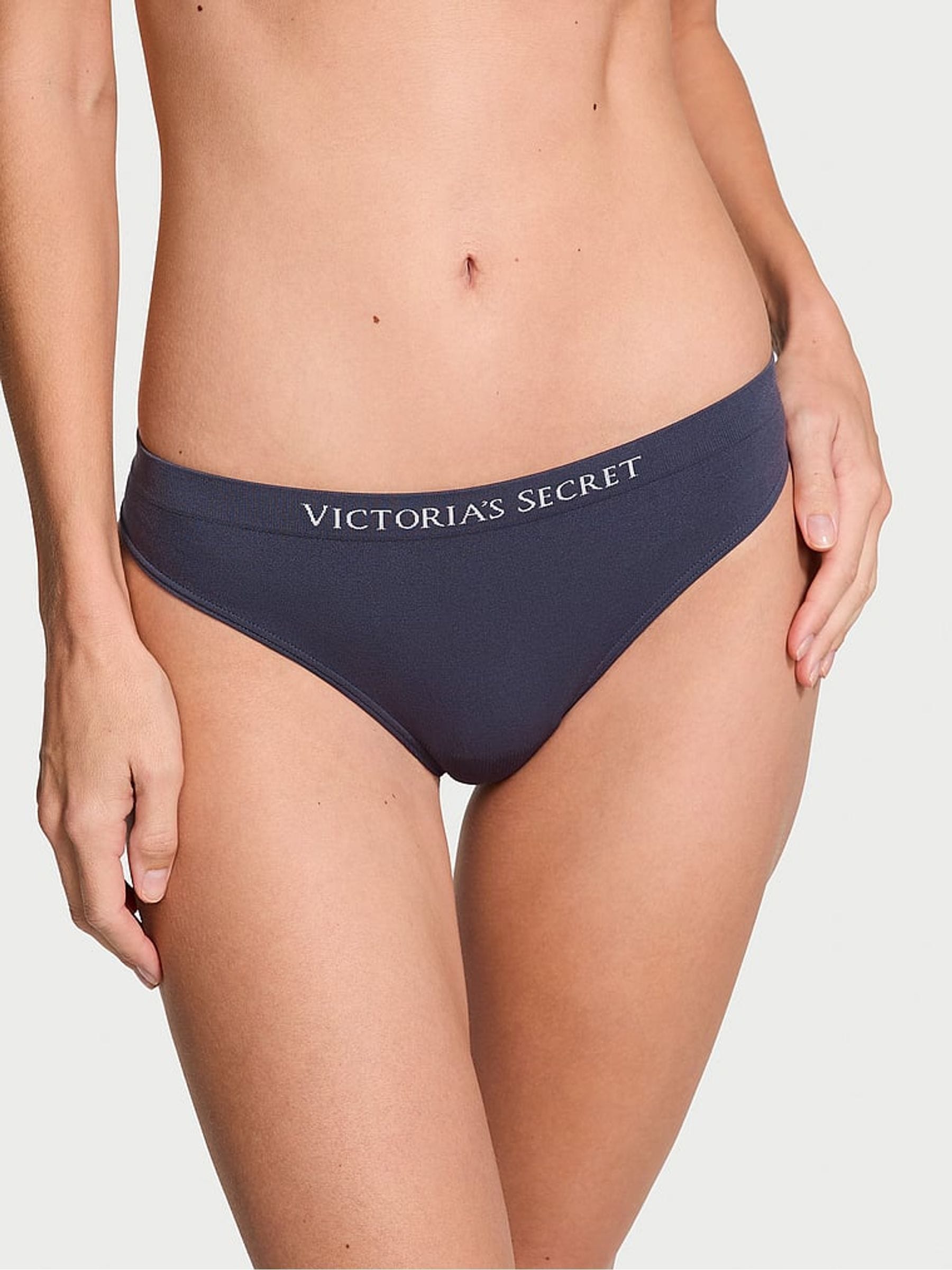 Victoria's Secret Bad Boy Blue Thong Knickers